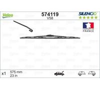 VALEO SILENCIO STANDARD Balai d'essuie-glace Avant pour FIAT Idea (350) 575mm