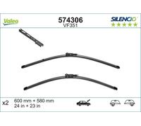 VALEO SILENCIO X.TRM SILENCIO FLAT BLADE SET Balai d'essuie-glace Avant
