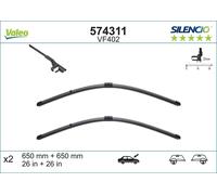 VALEO SILENCIO X.TRM SILENCIO FLAT BLADE SET Balai d'essuie-glace Avant pour VW