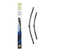 Valeo Silencio x2 Balais d'Essuie-Glace VF487 - Avant - 650 mm / 500 mm | Fabriqués en France, Kit de 2 Balais Plats, Remplacement d'Équipement d'Origine, 574687