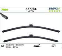 VALEO Wischblatt SILENCIO FLAT BLADE SET Vorne 577784