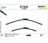 VALEO Wischblatt SILENCIO FLAT BLADE SET Vorne 577802