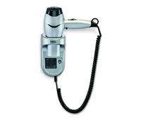 Valera Excel 1600 Shaver Le sèche-cheveux à montage mural avec support et prise rasoir -argent-