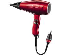 Valera Swiss Silent Jet 8500 Sèche-cheveux professionnel avec moteur AC-PERFORMANCE 3 réglages de température Générateur d'ions Câble Super-Flex 2000W Rouge