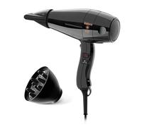 Valera, Swiss Silent Jet 8500 Ultrablack Sèche-cheveux professionnel avec moteur puissant AC Performance, 6 niveaux de température, générateur d'ions, câble Super Flex anti-torsion 2000 W