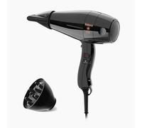Valera, Swiss Silent Jet Light 7500 Ultrablack Sèche-cheveux professionnel avec moteur puissant PM-Pro, 6 niveaux de température, générateur d'ions, câble Super Flex anti-torsion 2000 W