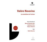 Valère Novarina Les tourbillons de l'écriture - Fabrice Thumerel - Hermann - broché - Essai