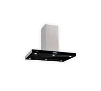 Klarstein Valeria 90cm 642m³/h Hotte d'Îlot Noir A