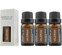 Valerian Essential Oil, Valerians Root Essential Oil, Natural Pure V-alerian Root Sleep Aid Essentials Oil,Improves Sleep Quality,Decreases Number of Frequent Wakeups at Night (3 pcs)