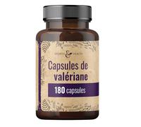 Valériane à haute dose - 180 gélules - 600mg de valériane à haute dose par gélule - Comprimés de valériane