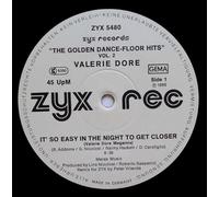 Valerie Dore - It's So Easy In The Night To Get Closer (Valerie Dore Megamix) / The Night - ZYX Records - ZYX 5480