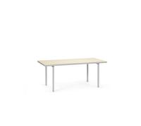 Valerie Objects Alu Table à Manger 180x85 cm Ivoire