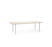 Valerie Objects Alu Table à Manger 240x85 cm Ivoire