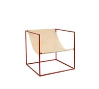 Valerie Objects Solo Seat Fauteuil Rouge/Cuir