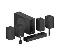 Valerion AWOL ThunderBeat 5.1.2 système Home cinéma Dolby Atmos sans Fil, 840 W avec Canal Central dédié, Caisson de Basses et Enceintes Surround, Latence <30 ms, idéal pour projecteurs