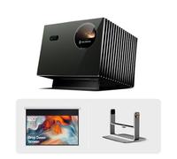 Valerion VisionMaster Pro2 Projecteur 4K Triple Laser avec écran motorisé 120" Rechargeable étanche et Support Gimbal de Bureau