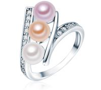 Valero Pearls Bague de cocktail pour Femme Argent sterling