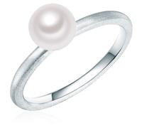 Valero Pearls Bague avec perle pour Femme en Argent sterling