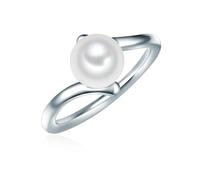 Valero Pearls Bague avec perle pour Femme en Argent sterling