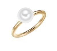 Valero Pearls Bague avec perle pour Femme en Argent sterling