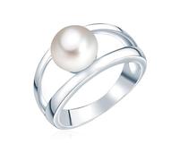 Valero Pearls Bague avec perle pour Femme en Argent sterling