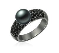 Valero Pearls Bague avec perle pour Femme en Argent sterling