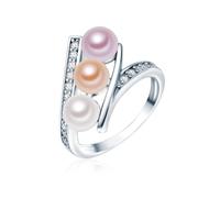 Valero Pearls Bague de cocktail pour Femme Argent sterling