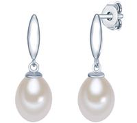 Valero Pearls Clous d'oreilles pour Femme en 925/- Argent sterling Perle de culture d'eau douce env. 8,0-9,0 mm