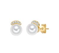 Valero Pearls Boucles d'oreilles jaune d'or, Taille One Size