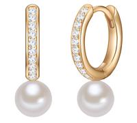 Valero Pearls Boucles d'oreilles or / blanc perle, Taille One Size
