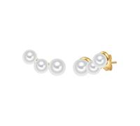 Valero Pearls Boucles d'oreilles or / blanc perle, Taille One Size
