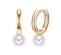 Valero Pearls Boucles d'oreilles or / blanc perle, Taille One Size