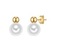 Valero Pearls Boucles d'oreilles or / blanc, Taille One Size