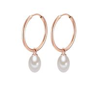 Valero Pearls Boucles d'oreilles or rose / blanc perle, Taille One Size