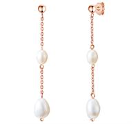 Valero Pearls Boucles d'oreilles or rose, Taille One Size