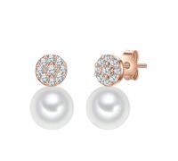 Valero Pearls Boucles d'oreilles or rose / transparent / blanc perle, Taille One Size