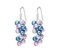 Valero Pearls Boucles d'oreilles pour Femme en 925/- Argent sterling Perle de culture d'eau douce env. 5,0-6,0 mm