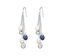 Valero Pearls Boucles d'oreilles pour Femme en 925/- Argent sterling Perle de culture d'eau douce env. 5,0-6,0 mm