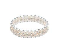 Valero Pearls Bracelet en perles pour Femme en 925/- Argent sterling Perle de culture d'eau douce env. 6,0-7,0 mm