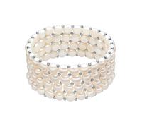Valero Pearls Bracelet en perles pour Femme en 925/- Argent sterling Perle de culture d'eau douce env. 6,0-7,0 mm