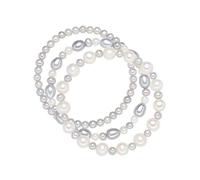 Valero Pearls Bracelet en perles pour Femme en Perle de culture d'eau douce env. 5,0-8,0 mm