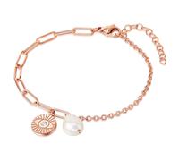Valero Pearls Bracelet or rose / blanc perle, Taille One Size