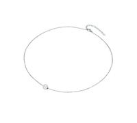 Valero Pearls Chaîne argent / blanc perle, Taille One Size