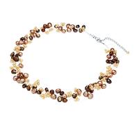 Valero Pearls Chaîne beige / marron, Taille One Size