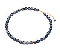 Valero Pearls Chaîne bleu marine / or, Taille One Size
