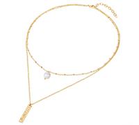 Valero Pearls Chaîne jaune d'or, Taille One Size