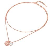 Valero Pearls Chaîne or rose / blanc perle, Taille One Size