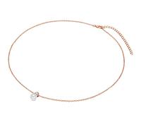 Valero Pearls Chaîne or rose / blanc perle, Taille One Size