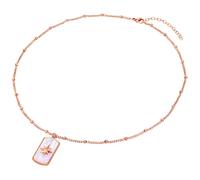 Valero Pearls Chaîne or rose / blanc perle, Taille One Size
