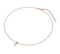 Valero Pearls Chaîne or rose / blanc perle, Taille One Size